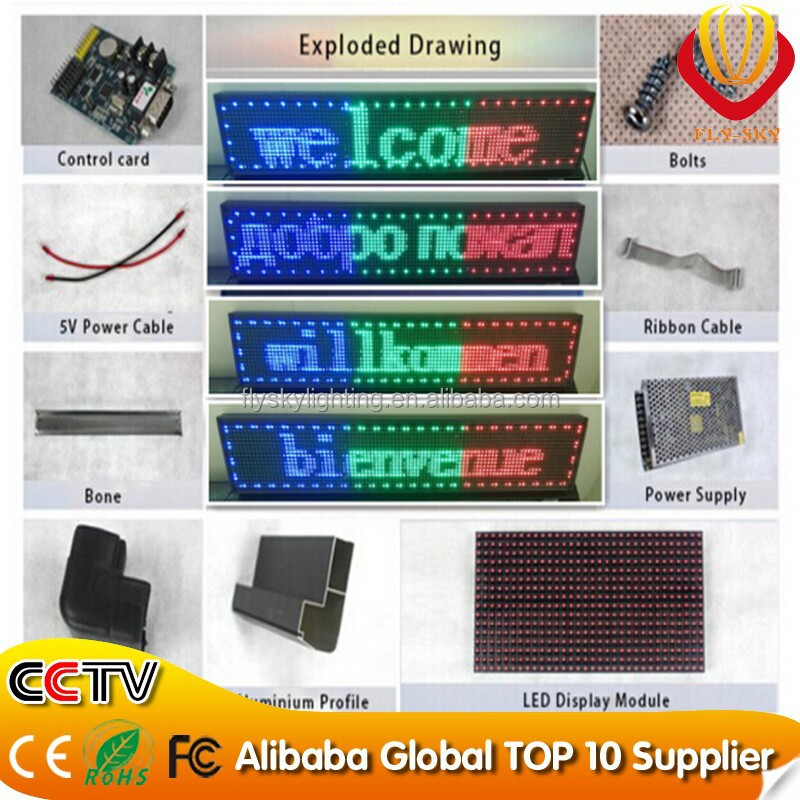 Led Panel Outdoor High Definition Digital Signage Small Led Display Board,Led Text Screen