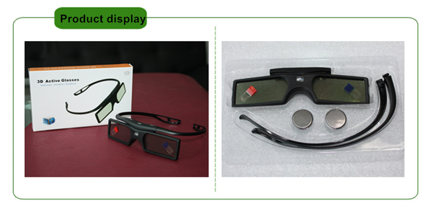 Top quality low price universal active shutter 3d glasses