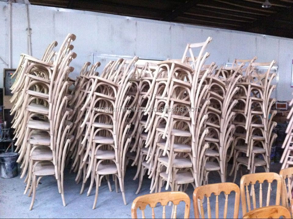 の子供の木製ダイニング椅子を戻し交配、 子どものための木製の椅子を戻し交配、 クロスバックの木の椅子の家具/yj-185仕入れ・メーカー・工場