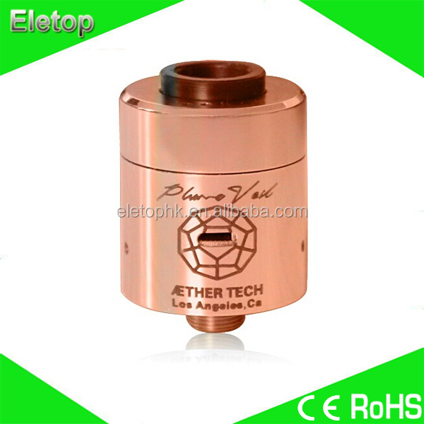 Alibaba Express Eletop Mephisto Atomizer Mephisto RDA / 1:1 Plume Veil Clone Copper Plume Veil RDA