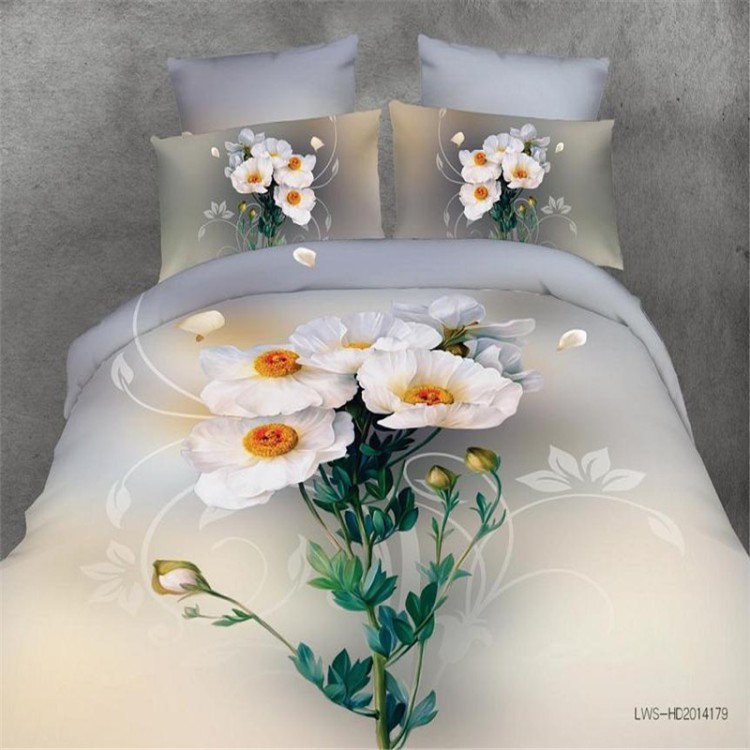 Vivid Fish Bed Sheet Set 3D Printed Polyester Green Bed Flat Sheet With  Pillowcase Bed Linen