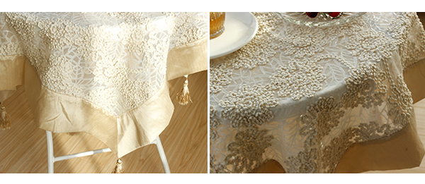トップ新しい2015豪華な刺繍のテーブルクロス仕入れ・メーカー・工場