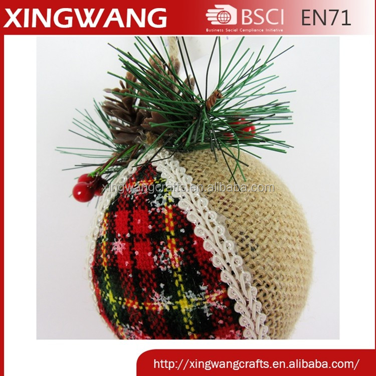promotional gift set handmade christmas ball ornament with