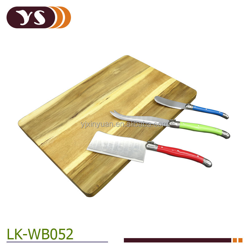 cheese rectangle knife buy board knife  3pcs acacia cheese set and set