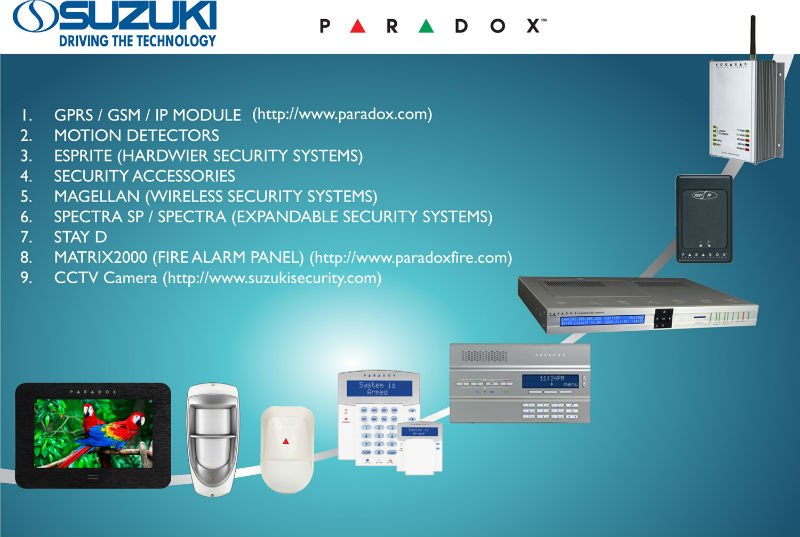 Paradox Security Systems Buy Security Systems Product on
