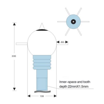 HX- II advance discharge lightning rod  .jpg