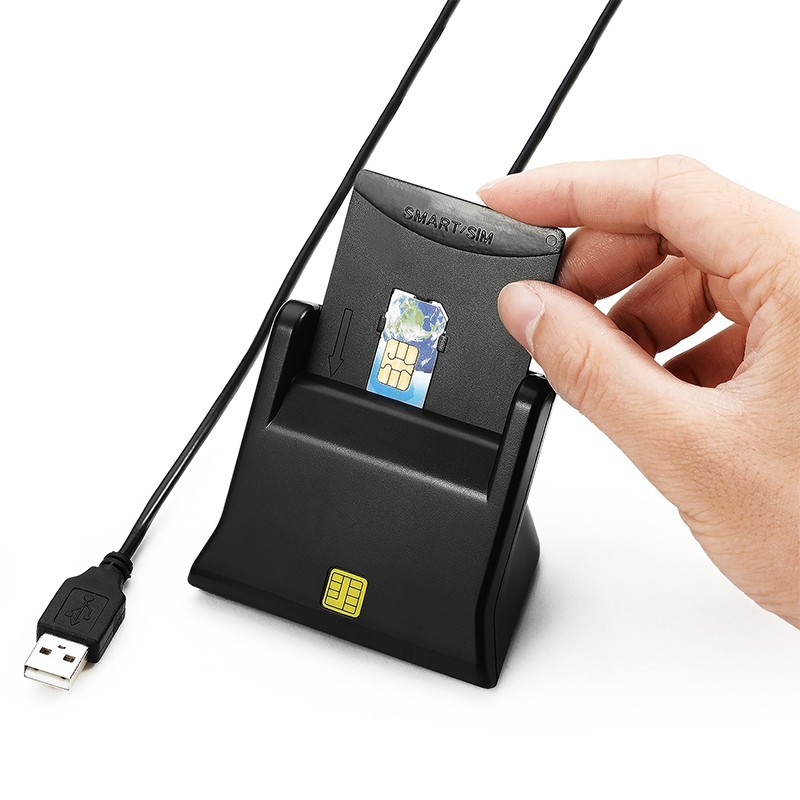 Multifunctional Smart Debit Card Reader and Writer with SIM card adapter