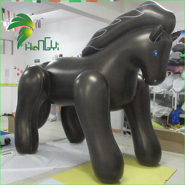 black horse soft toy