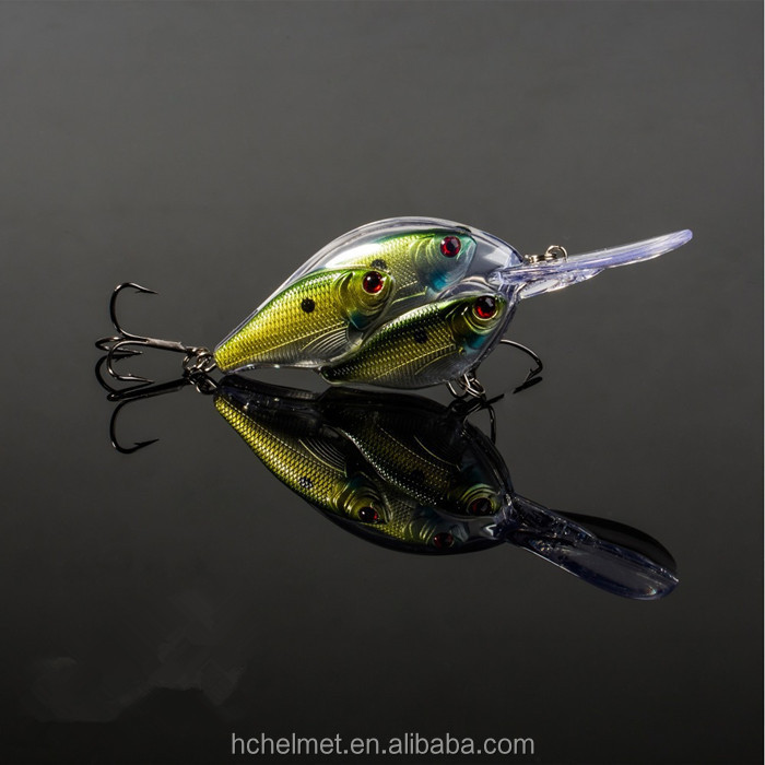 2015 New Fishing Lure School Fish Minnow Crank Hard Bait 5 Colors With 2 Hooks 9.7cm 18g