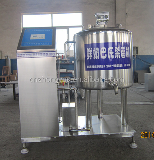 Milk pasteurization machine with Compressor cooling
