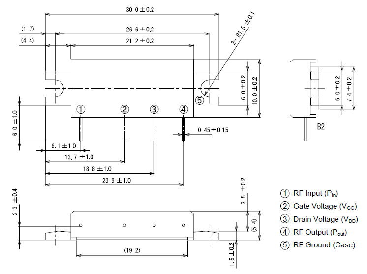 三菱ra07m1317m6.5w7.2v135~175mhzアンプパワーmosfetrfモジュール仕入れ・メーカー・工場