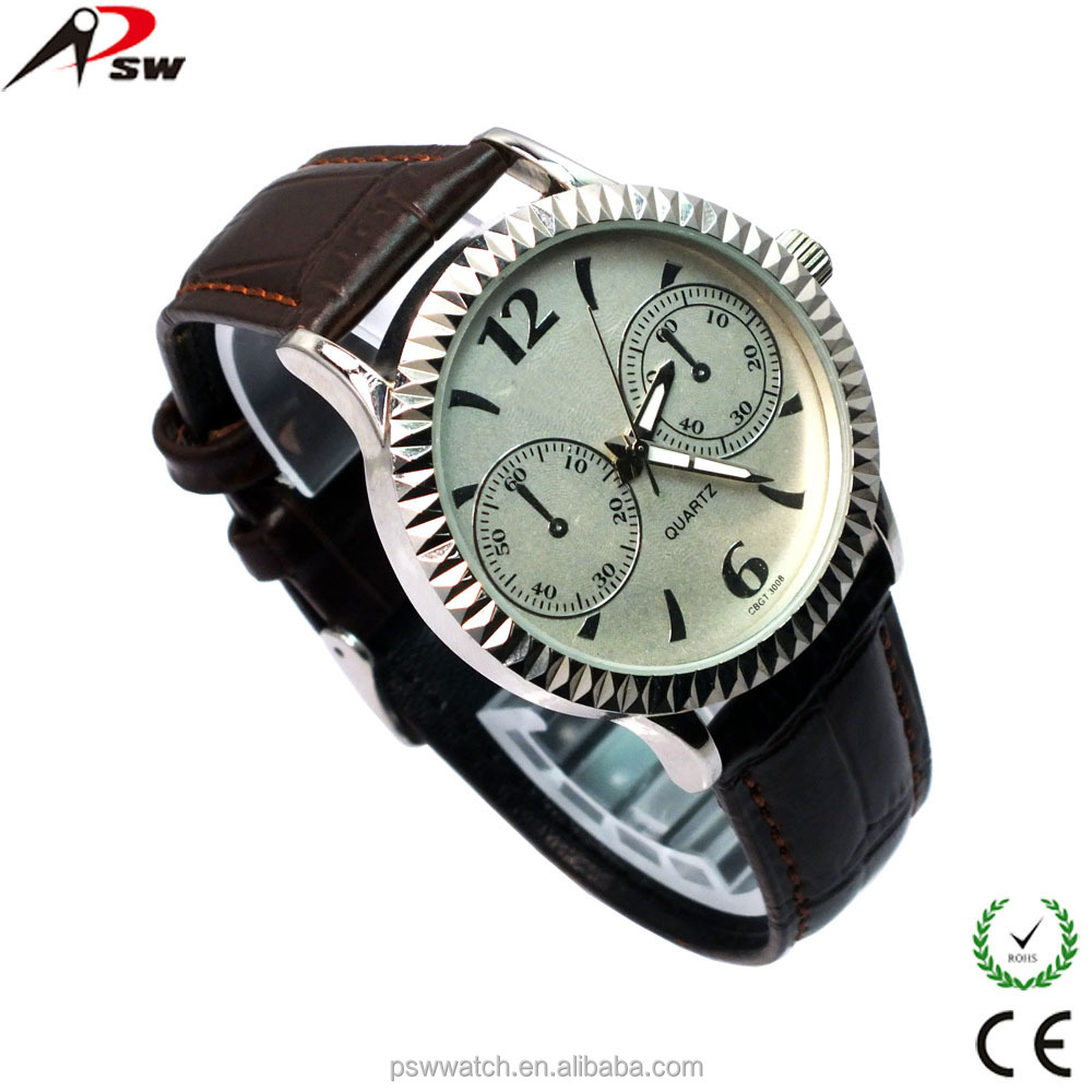 High-grade quartz watch lady day/date wrist watch cheap wrist watch