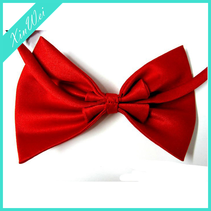 高品質なフォーマル着ているサテンの蝶ネクタイ赤仕入れ・メーカー・工場