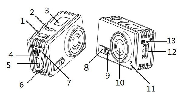 new防水カメラ2014年フルhd1080pf39を持つデジタルビデオカメラスポーツミニカメラwifi問屋・仕入れ・卸・卸売り