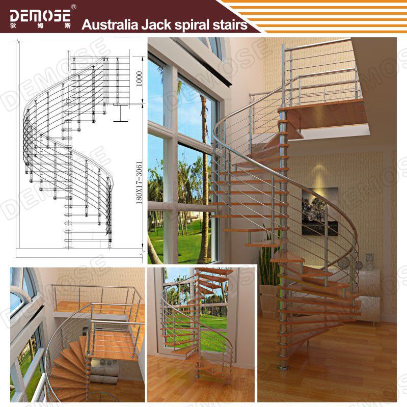 異なる階段デザインスチール階段手すりステンレス鋼列 問屋・仕入れ・卸・卸売り