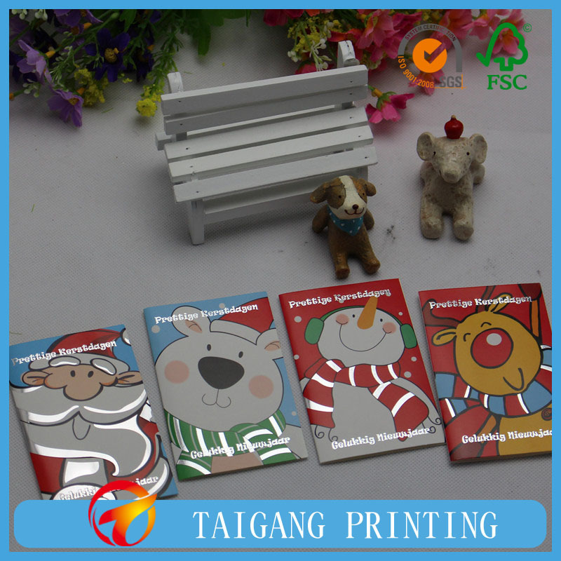 カラフルメリークリスマスグリーティングカード、 様々なパターンの印刷された仕入れ・メーカー・工場