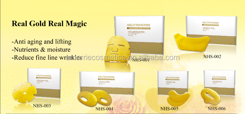 中国新しいプライベートラベル化粧品ナチュラル製品24 kゴールドコラーゲンクリスタルフェイシャルマスクシートマスク 問屋・仕入れ・卸・卸売り