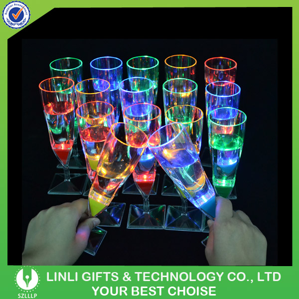 LED Flashing Light Up Champagne Cup