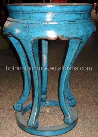 中国の伝統的なlws037塗装木製スツール仕入れ・メーカー・工場