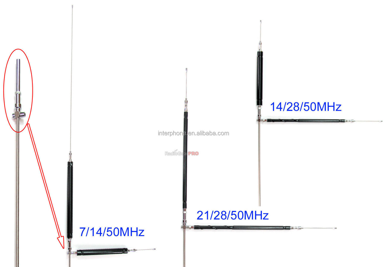 アマチュアアンテナ、 スーパークラスuhv-6hf/vhf/携帯ラジオのアンテナuhfカー7/14/21/28/50/145/435mhzの、 アンテナハム、仕入れ・メーカー・工場