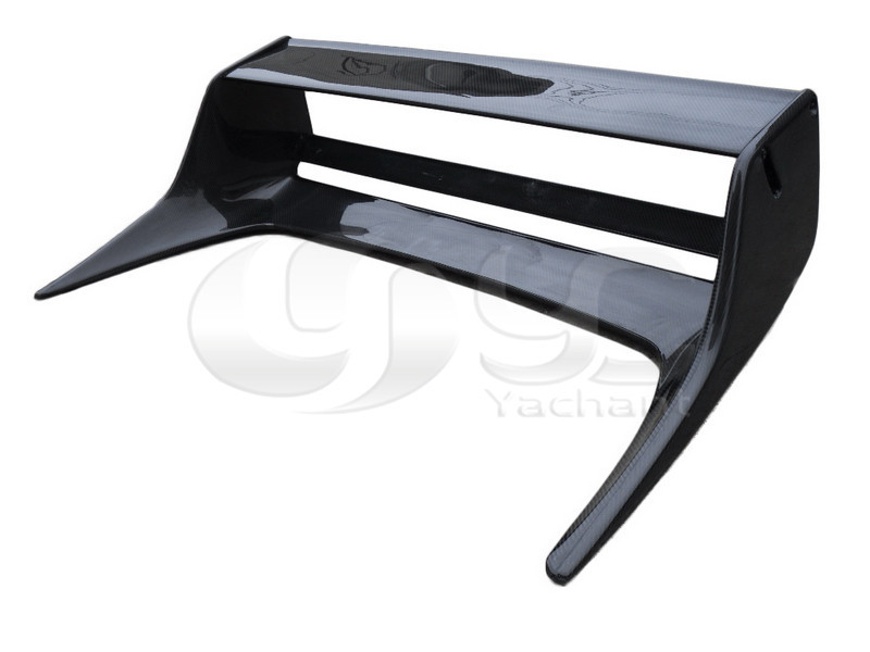 1995-1998 Nissan Skyline R33 GTR GTS Gracer Style  Double Blade Rear Spoiler CF (5).JPG