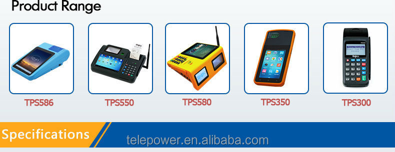 Telepower TPS580 androidスマートpos端末で3グラム4グラムwifiタブレットpc仕入れ・メーカー・工場