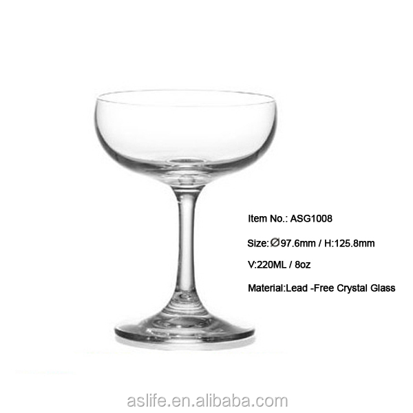 ASG1005-140ml 5oz Romantic Dating Table Drink Ware The Long Stem Champagne Glass Coupes!Small 5oz Champagne Glass Coupe