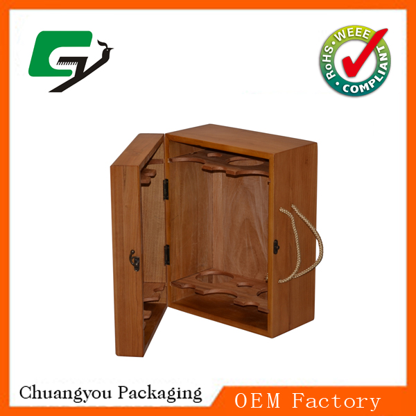 Charming Wooden Red Wine Box,Beer box