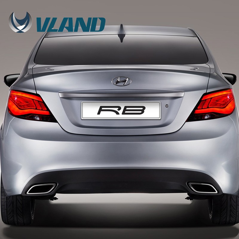 Car Accessory For Hyundai Solaris Accent Verna 20082013 Led Rear Tail Back Light Bar (iso9001