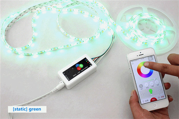 (usr- wl1) wi-fiリモコンledコントローラ、 androidとiosアプリを供給する問屋・仕入れ・卸・卸売り