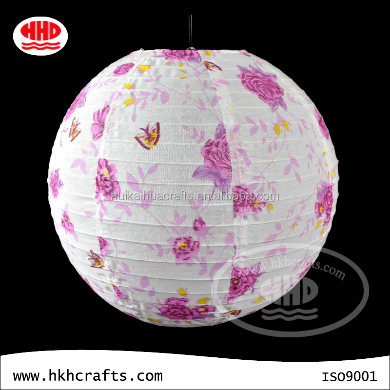 Fashionable chinese fabric lanterns ,hanging fabric lanterns lamps wholesale