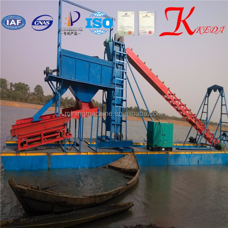 Quality realiable chain buckets gold dredger