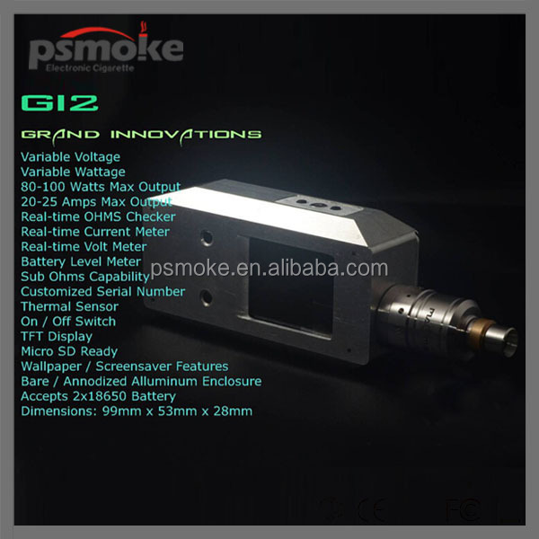 最も熱い販売のクールなデザイン2014年psmokegi2100ワットmod/gi2箱のmod/gi2mod1:1クローン問屋・仕入れ・卸・卸売り