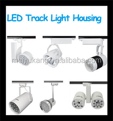 2015 Ceiling LED Light Rails, 1M 2M 3M Square Aluminum COB LED Track Light Rail