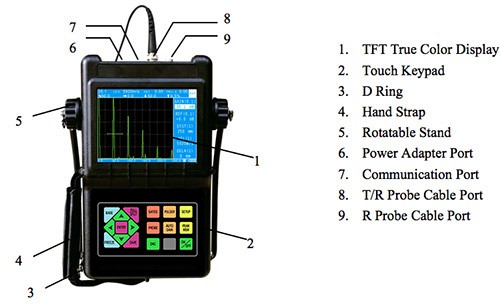 Dtec DUT-1800Aポータブルデジタル超音波探傷器ndtテスト、超音波、溶接検査、パーフェクトdacとavg曲線。仕入れ・メーカー・工場