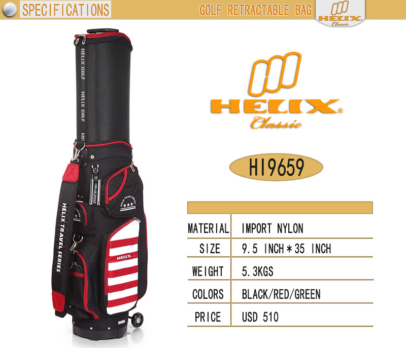 나선형 2015 여성 골프 백, 골프 카트 가방, 새로운골프 가방 상품