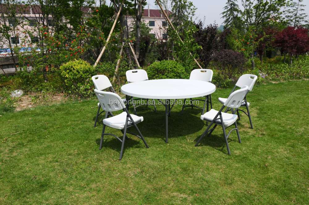 近代的なホテルの宴会のテーブル5フィート、 結婚式のテーブル椅子付き仕入れ・メーカー・工場