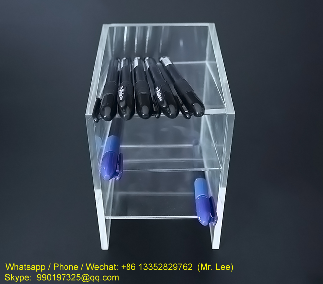 Cheap 3 tiers clear acrylic pencil display case (3).png