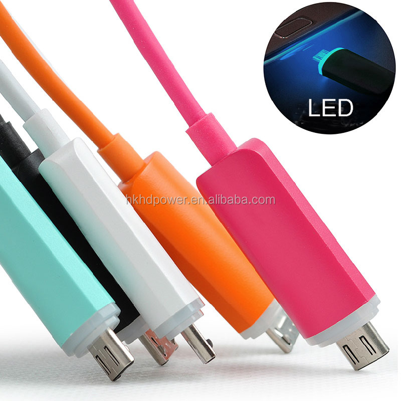 高品質ＭＩＣＲＯＵＳＢデータ・充電ケーブルledライト付き問屋・仕入れ・卸・卸売り