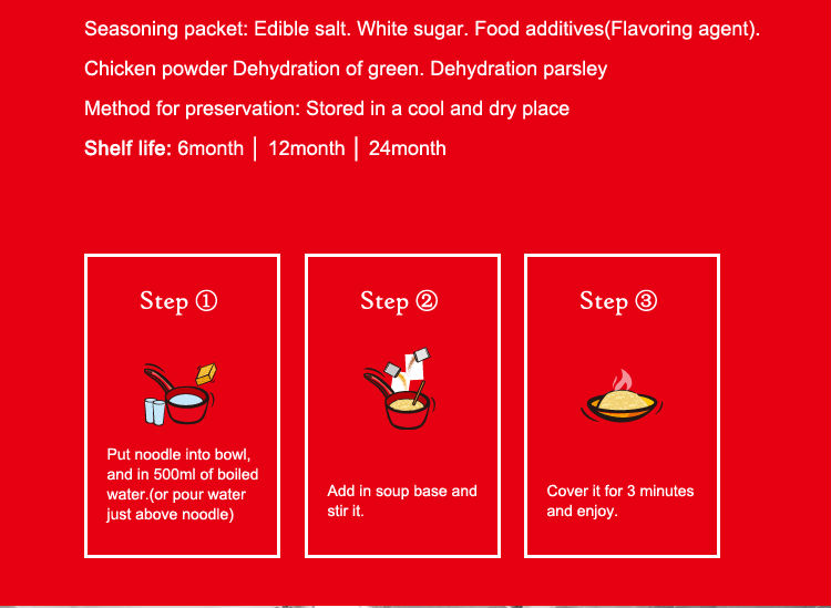 Supplier quick cooking instant noodles in bag with PRIVATE LABEL
