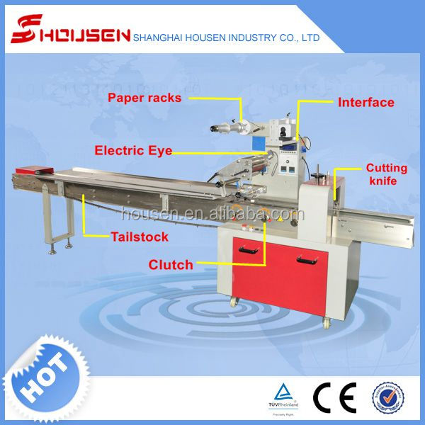best quality good price chocolate bar flow wrapping machine