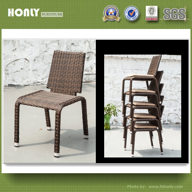 Modern ratan round dining table glass top rattan chairs and tables
