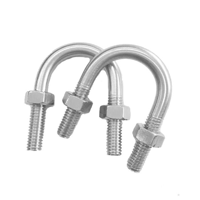 Galvanization U Headless Bolts For 110mm Pvc Pipe Clamp Buy Headless