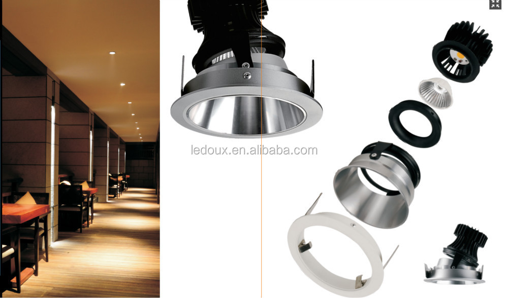 近代的な360度の調節可能なledダウンライトcob/ledcobダウンライト/ledダウンライトcob問屋・仕入れ・卸・卸売り
