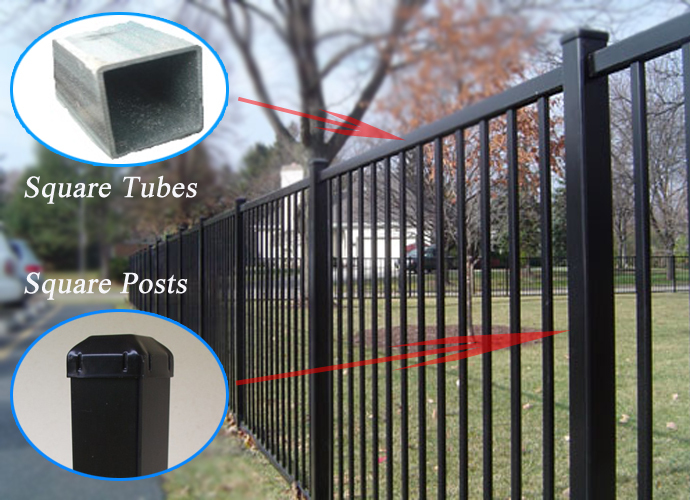 Portable Dog Fence/no Dig Fence/4x4 Galvanized Square Metal Fence Posts