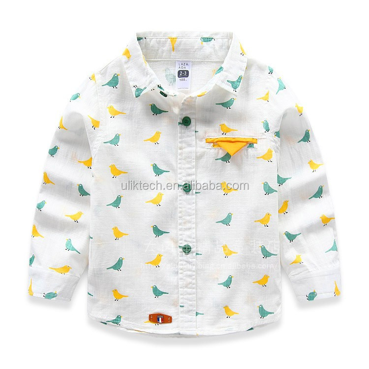 綿フロックスーツデザインbabysの服綿子供秋服生き抜く服長袖シャツ赤ちゃん男の子服秋仕入れ・メーカー・工場