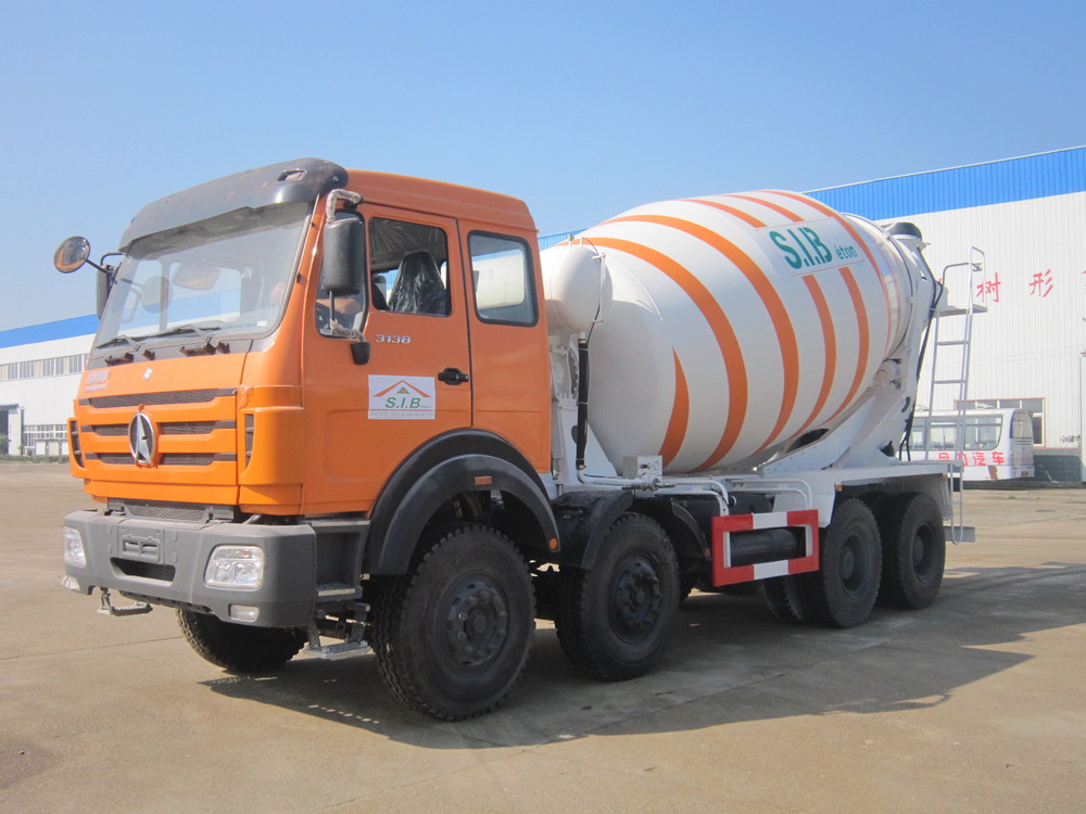 Heavy Duty Beiben 8*4 Concrete Mixer Truck 12Wheel Beiben Mixer Truck Concrete 8cbm Beiben concrete Mixing truck