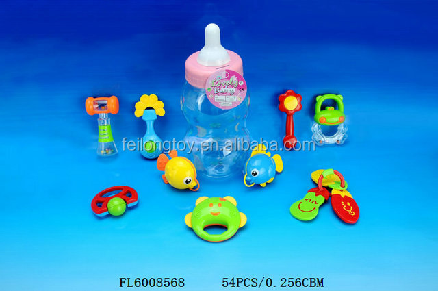 最新fl6008543プラスチックのガラガラのおもちゃかわいい赤ちゃんガラガラ問屋・仕入れ・卸・卸売り