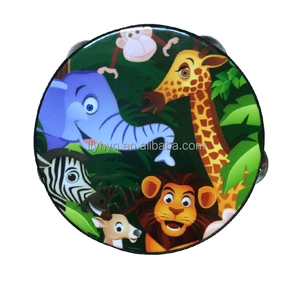 yonghe lollipop tambourine made in china wholesale kids plastic lollipop tambourine