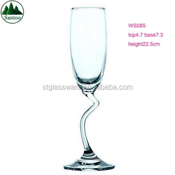 Factory Directly No Lead Crystal Champagne Coupes